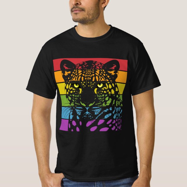 International Day of the Leopard T Shirt (Framsida)