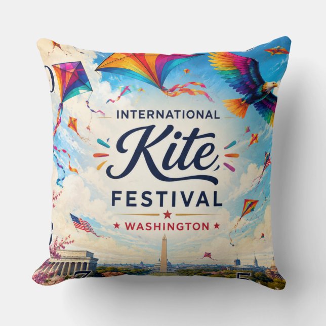International Kite Festival Washington  Kudde (Framsida)
