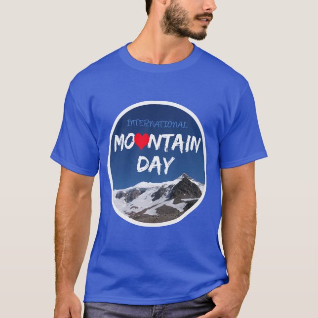 International Mountain Day Kampanj T Shirt (Framsida)