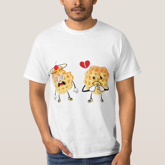 International Waffle Day Waffle lover  T Shirt (Framsida)