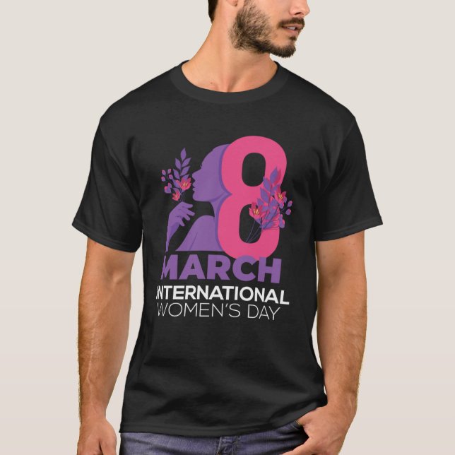 International Women s Day 2023 Women s Day Embrace T Shirt (Framsida)