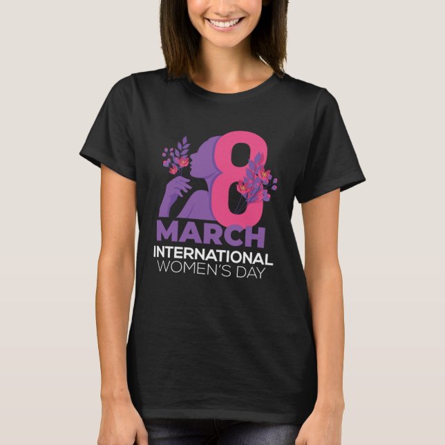 International Women s Day 2023 Women s Day Embrace T Shirt (Framsida)