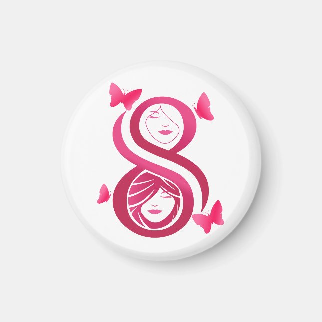 , International Women’s Day Magnet (Framsidan)