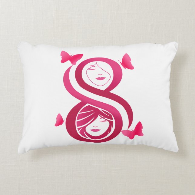 , International Women’s Day Prydnadskudde (Framsidan)