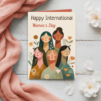 International Women’s Day Sisterhood Card Kort