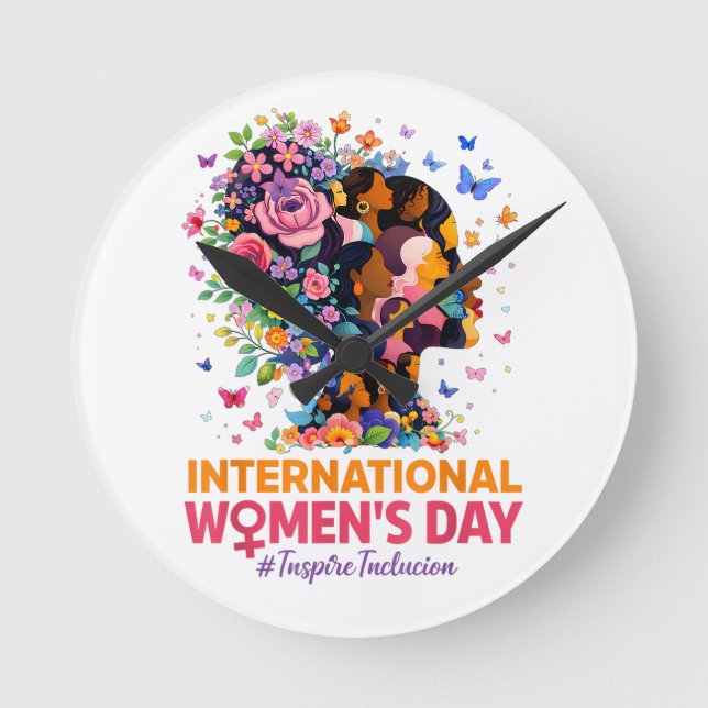 International Women's Day Rund Klocka (Framsida)