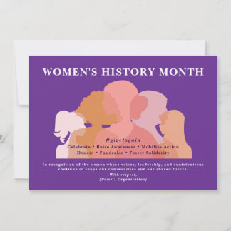 International Womens Day Women History Recognition Julkort