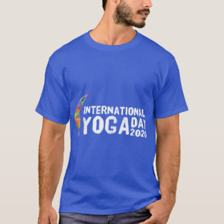 International yoga day 2020 gift vintage t shirt