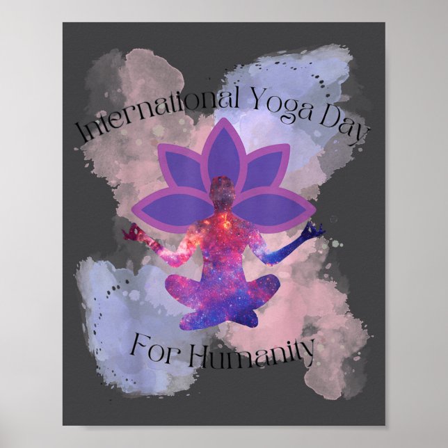International Yoga Day For Humanity  Poster (Framsidan)