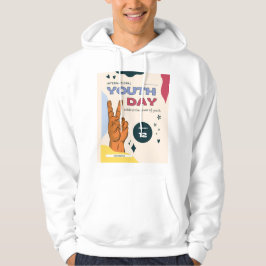 International youth day , August 12 , Hoodie