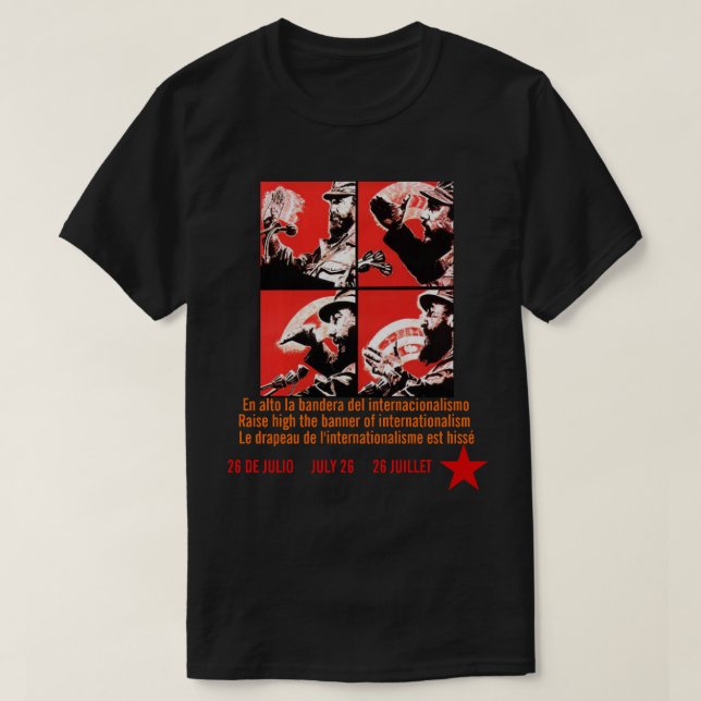 INTERNATIONALISM FIDEL TRÖJA (Design framsida)
