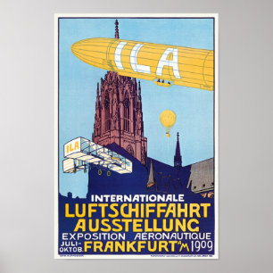 Internationell Aeronautics Exhibition 1909 Poster