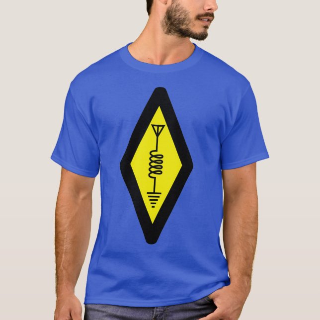 Internationell Amateur HAM Radio Symbol Shirt T (Framsida)