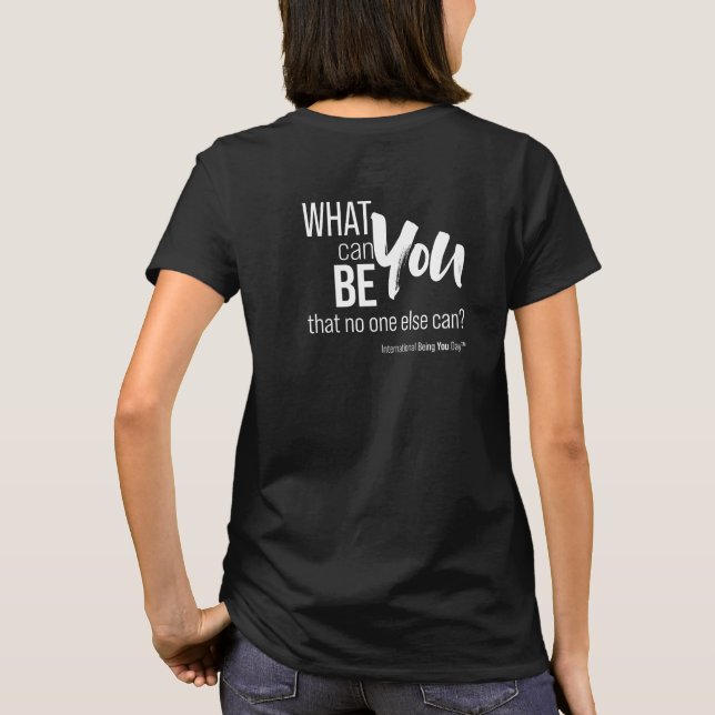 Internationell är din dagsoffert t shirt (Baksida)