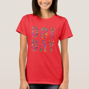 Internationell är färglös t shirt