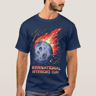 Internationell Asteroiddagen 30 Astronomi Meteo T Shirt