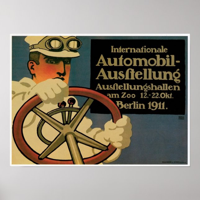 Internationell Automobile Exhibition Poster (Framsidan)