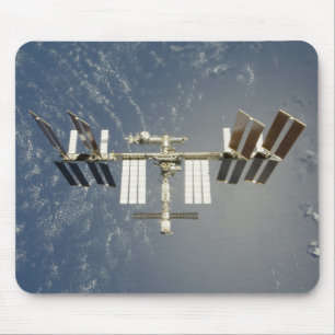Internationell backdropped utrymmestation musmatta