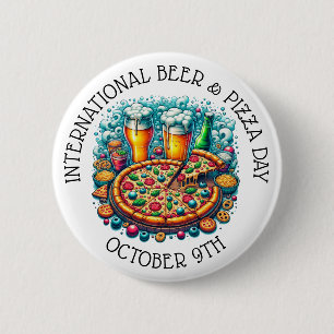 Internationell Beer och Pizza Dag 9 oktober Knapp