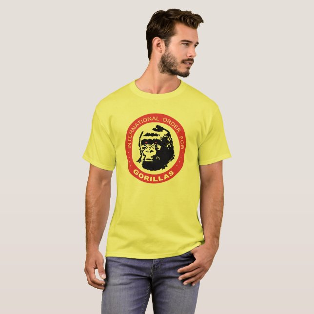 Internationell beställning av Gorillas T-shirt (Hel framsida)
