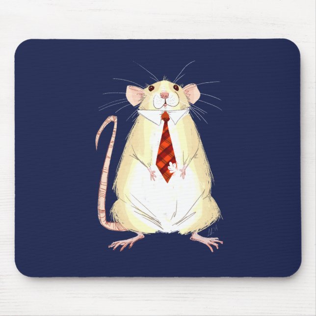 Internationell bizness Marty Mouse Mousepad Musmatta (Framsidan)