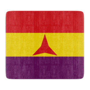Internationell Brigades Flagga (spanska civila Kri