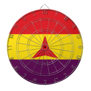 Internationell Brigades Flagga (spanska civila Kri Darttavla