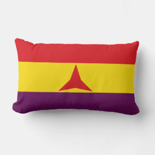 Internationell Brigades Flagga (spanska civila Kri Lumbarkudde