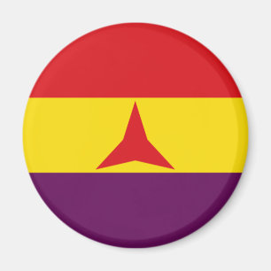 Internationell Brigades Flagga (spanska civila Kri Magnet
