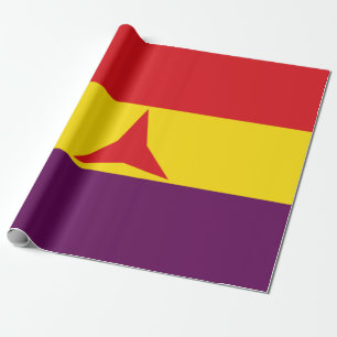 Internationell Brigades Flagga (spanska civila Kri Presentpapper