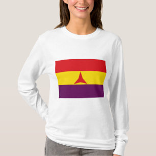 Internationell Brigades Flagga (spanska civila Kri T Shirt