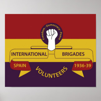 Internationell Brigades Poster