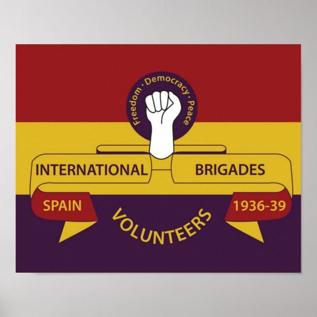 Internationell Brigades Poster (Framsidan)