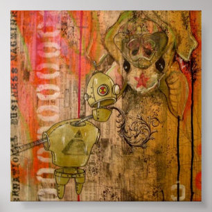 Internationell Business Maskin Poster