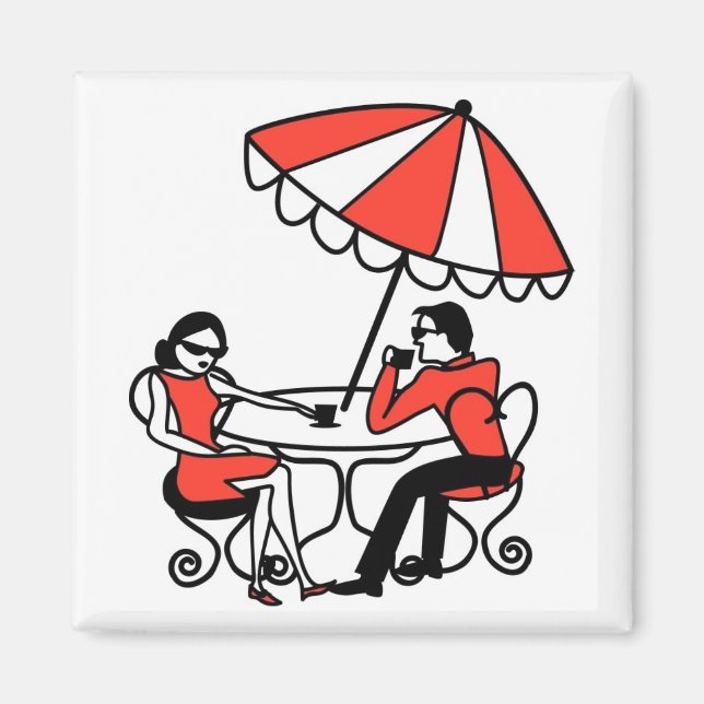 Internationell Cafe Magnet (Framsidan)