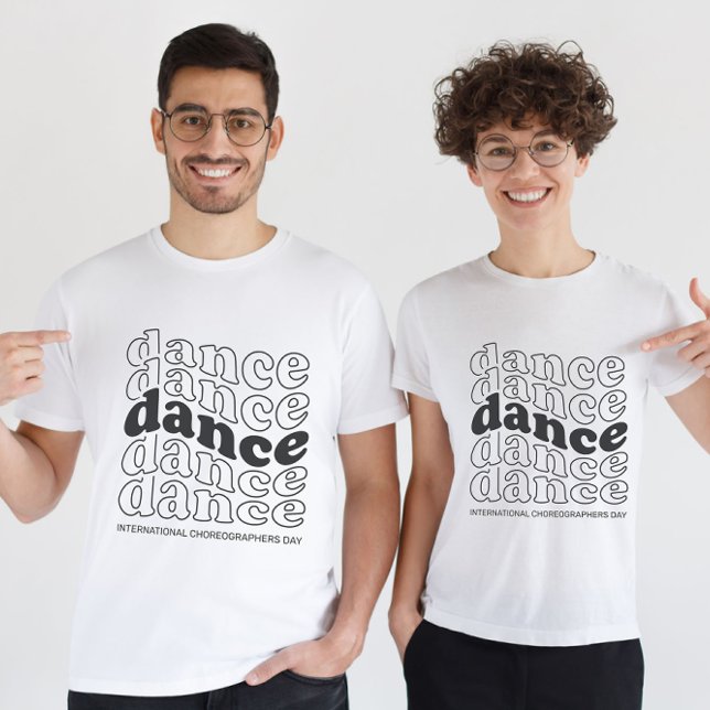 Internationell Choreographers Day T Shirt (Skapare uppladdad)