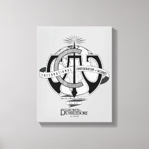 Internationell Confederation of Wizards Logotyp Canvastryck