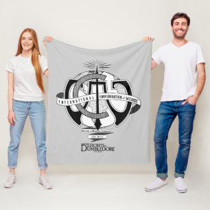 Internationell Confederation of Wizards Logotyp Fleecefilt