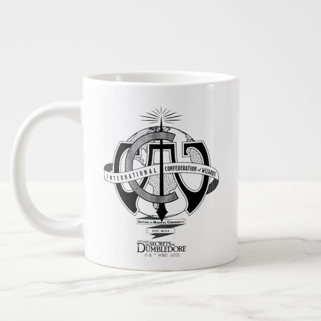 Internationell Confederation of Wizards Logotyp Jumbo Mugg (Vänster)