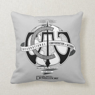Internationell Confederation of Wizards Logotyp Kudde