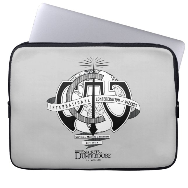 Internationell Confederation of Wizards Logotyp Laptop Fodral (Framsidan)