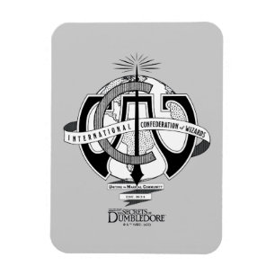 Internationell Confederation of Wizards Logotyp Magnet