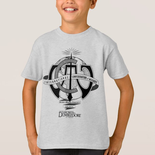 Internationell Confederation of Wizards Logotyp T Shirt (Framsida)