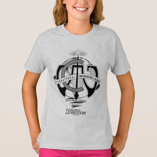 Internationell Confederation of Wizards Logotyp T Shirt (Framsida)
