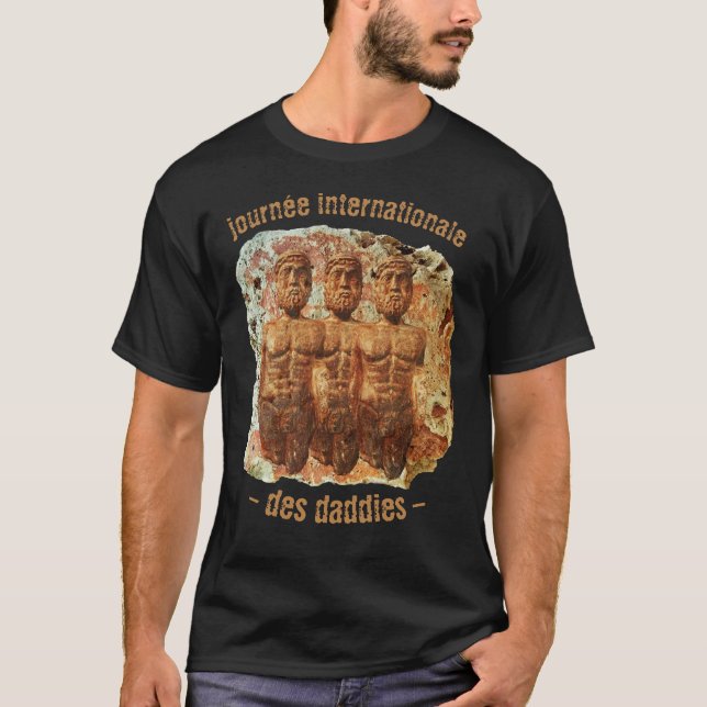 Internationell Daddies Day T Shirt  (Framsida)