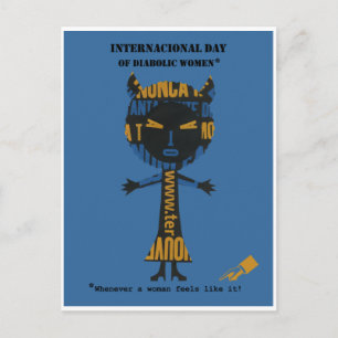 Internationell-dagen för kvinnor i omgivande ålder vykort