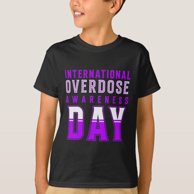 Internationell-dagen för ökad medvetenhet om överd t shirt (Framsida)