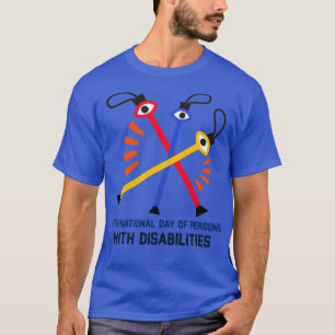 Internationell-dagen för personer med funktionsned t shirt