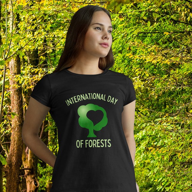 Internationell-dagen för skogar T-sjön T Shirt (Skapare uppladdad)