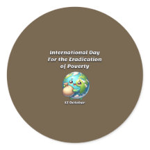 Internationell-dagen för utrotning av Fattigdom.